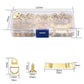 276 in 1 Picture Frame Decorative Hook Kit Sawtooth Hooks & D-Ring Hooks With Screws, 276 in 1