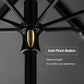 OLYCAT Three-Fold Black Coating Sun Umbrella Manual Sunny And Rain Dual-Purpose Umbrella