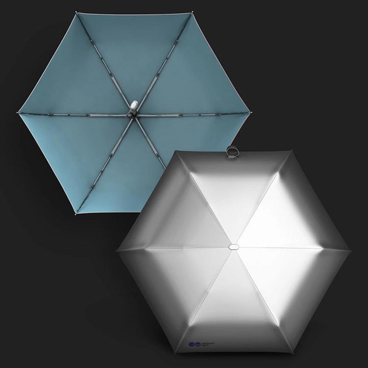OLYCAT Auto Three-Fold Sunny Rain Umbrella Portable Sun Protection Parasol