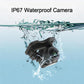 IP67 waterproof reverse camera with water splash around the lens housing