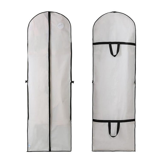 Foldable Wedding Dress Garment Bag Breathable Waterproof Suit Cover, 60x180cm