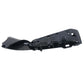 Black car seat side bracket cover panel, top housing with attachment points