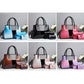 3pcs /Set Crocodile Pattern Color-Changing Large Capacity Shoulder/Handbag