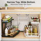 Under Sink Organizer Height Adjustable Sliding Cabinet Storage Drawer Rack