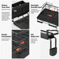 Expandable Dish Drying Rack With Drainboard Countertop Dish Strainer Rack With Cutlery Holder