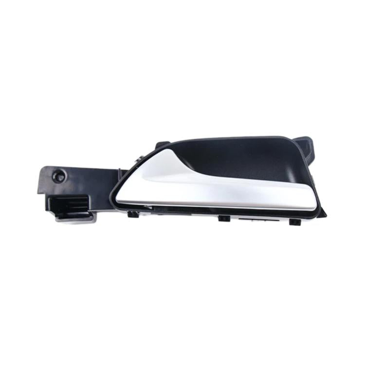 Door handle controller assembly part with black housing and white exterior handle