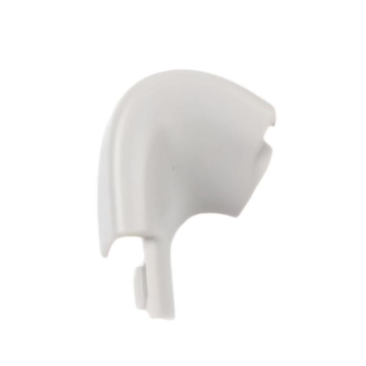 Rear seat belt guide cover, light gray-white, left-hand drive rear