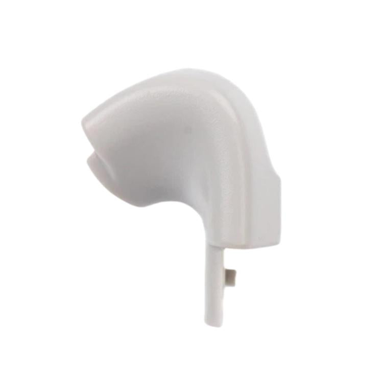 Rear seat belt guide cover, light gray-white, left-hand drive rear