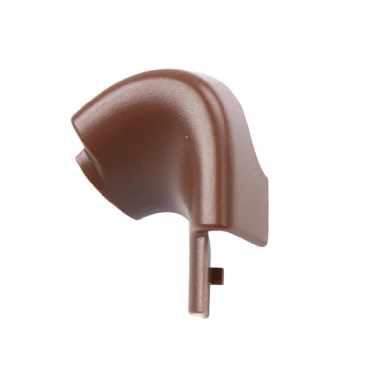Rear seat belt guide cover, medium brown, left-hand drive rear