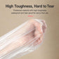 Clear white HDPE bathtub liner cover sheet, stretched to show thickness