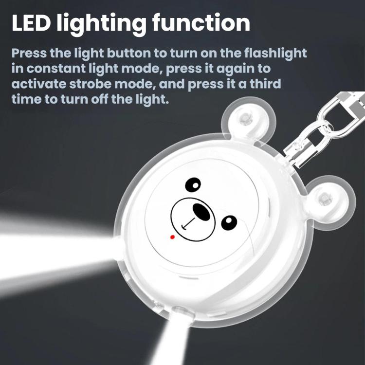 Rechargeable Personal Alarm With One-Button SOS For Women Self-Defense