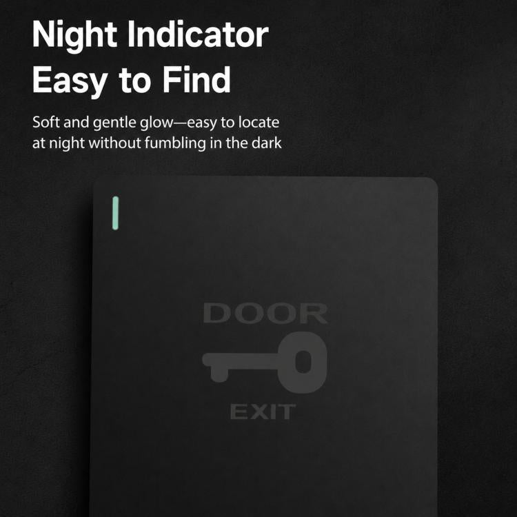 Auto Reset Access Control Exit Button Hotel Doorbell Switch Panel