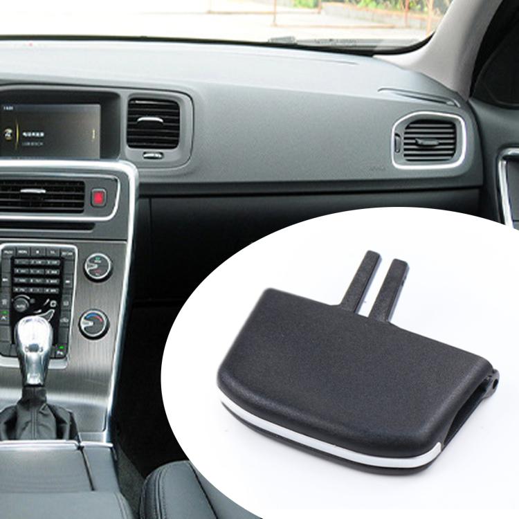 Black air vent paddle insert detail with two mounting prongs
