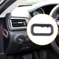 Dashboard side air vent rubber ring, black installed on dashboard side vent