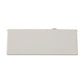 Beige sun visor vanity mirror cover for Land Rover, flat rectangular panel