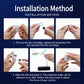 Star projector night light with removable lens cartridge and plug-in installation parts