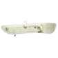 Plastic mounting base for right mirror turn signal light with clip tabs