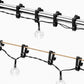 50 PCS/Pack Christmas Light Clips Gutter Hooks for Outdoor String Lights, Gutter Hooks