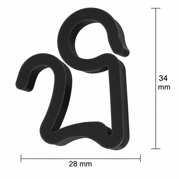 50 PCS/Pack Christmas Light Clips Gutter Hooks for Outdoor String Lights, Gutter Hooks