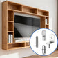 64 PCS/Pack Shelf Pegs Kit 4 Assorted Styles Shelf Support Pins Brackets Assortment with Storage Box, 64 PCS/Pack Gold, 64 PCS/Pack Silver