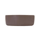 Dark brown sun visor vanity mirror cover for left-hand drive
