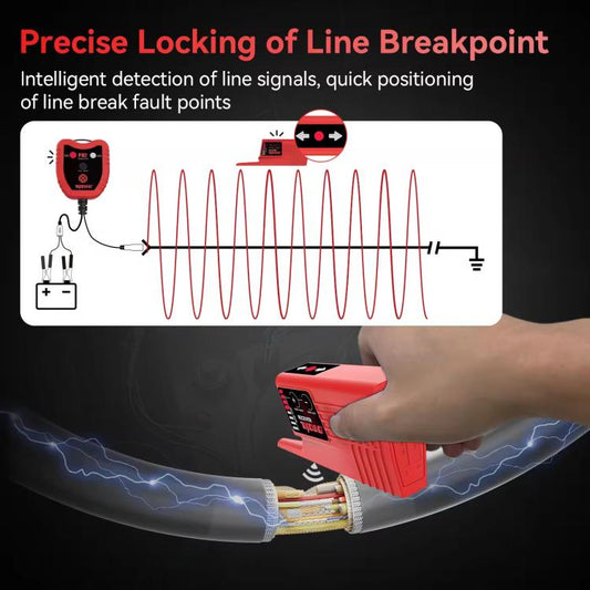 TopDiag P182 Automotive Short And Open Circuit Finder Circuit Tracer Tool For Car Truck Wire Breakpoint Locator With Probes