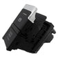 Electronic parking brake switch with black housing and AUTO HOLD button, metal tab