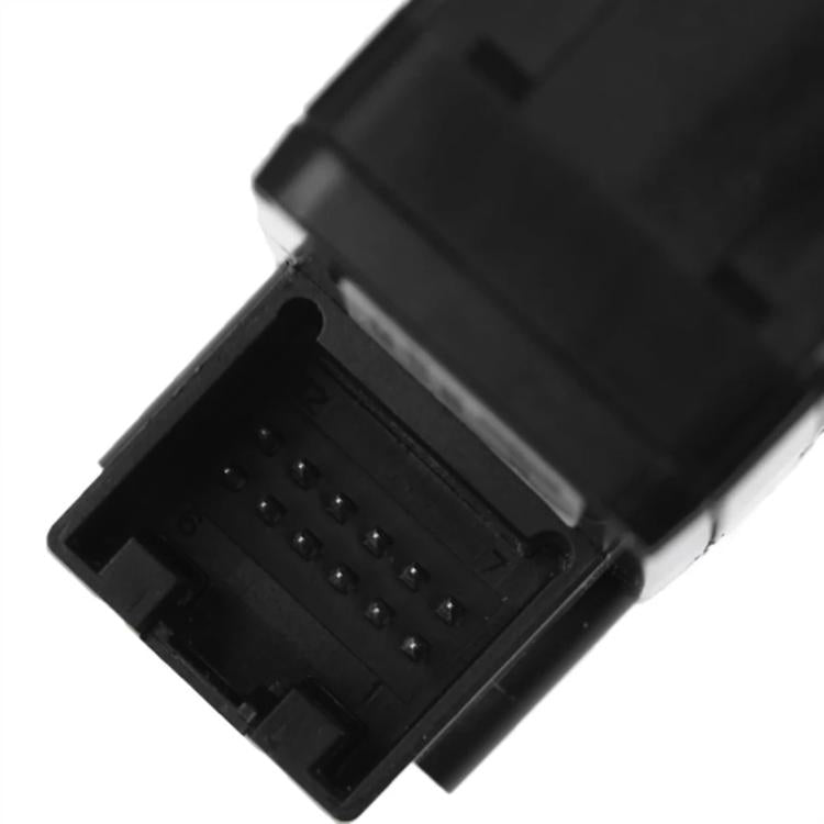 Electronic parking brake switch connector underside with multiple contact pins