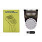 Adjustable guide comb for Philips OneBlade, black with white adjustment wheel