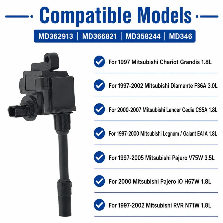 Black ignition coil module with mounting bracket and wiring connector