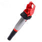 Ignition coil assembly with gray metal body, red connector, and black insulated boot