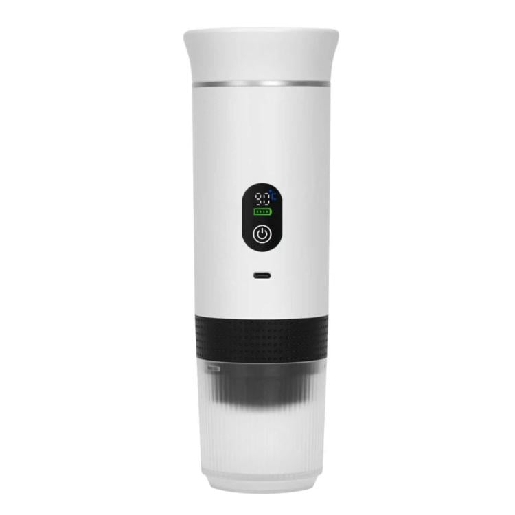 Digital Display Pump-Type Handheld Coffee Maker With USB Charging