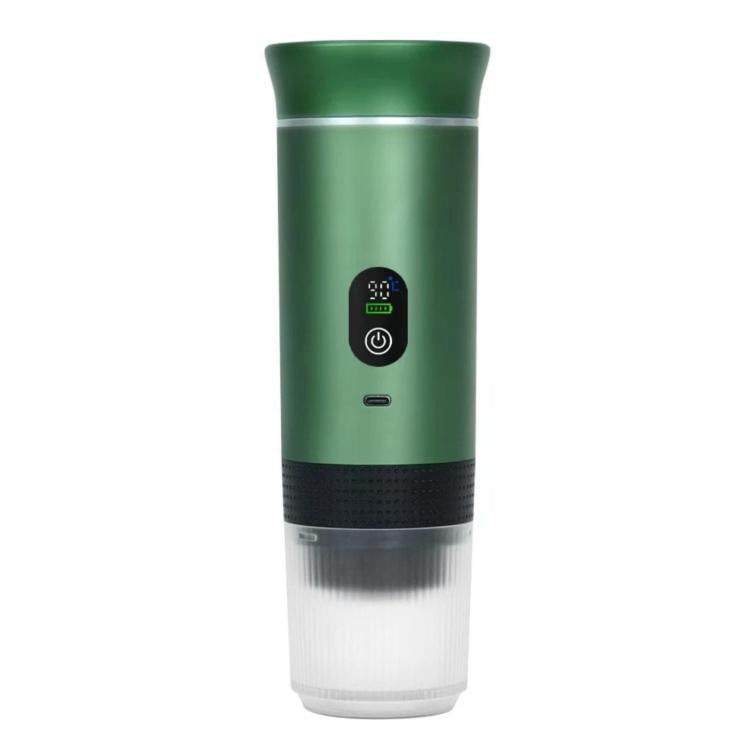 Digital Display Pump-Type Handheld Coffee Maker With USB Charging