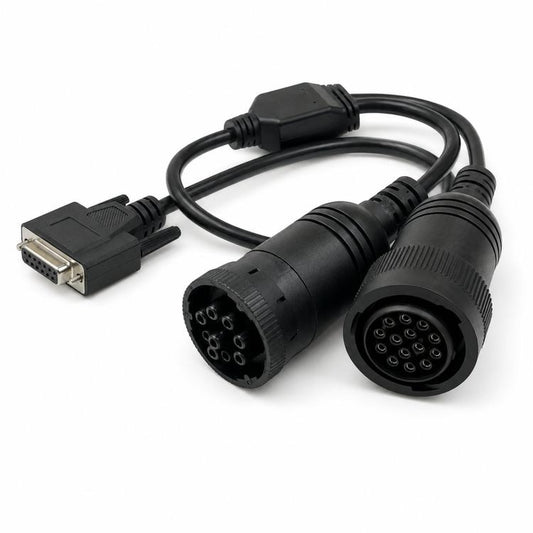 Truck Diesel ET4 Diagnostic Cable 457-6114 For Caterpillar / Cummins / Deutsch Interfaces