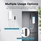 No-screen meter kit with external probe, cable, and magnetic mounting sticker