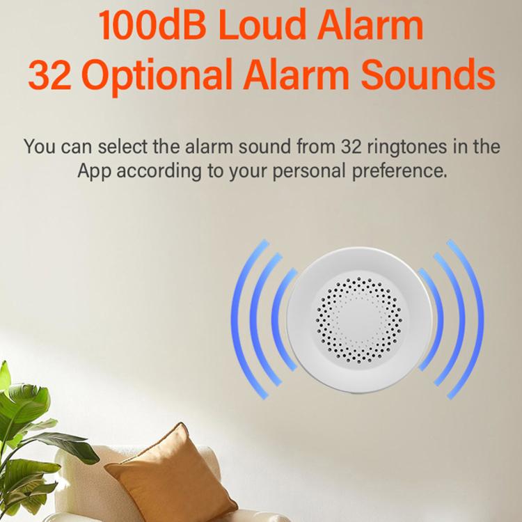 Tuya Smart Temperature & Humidity Sensor Real-Time Remote Alarm Thermometer Hygrometer, WiFi