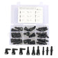 24-piece fuel line quick-connect fitting kit with assorted black connectors and organizer case