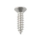 Metal drain plug with tapered head and threaded shaft