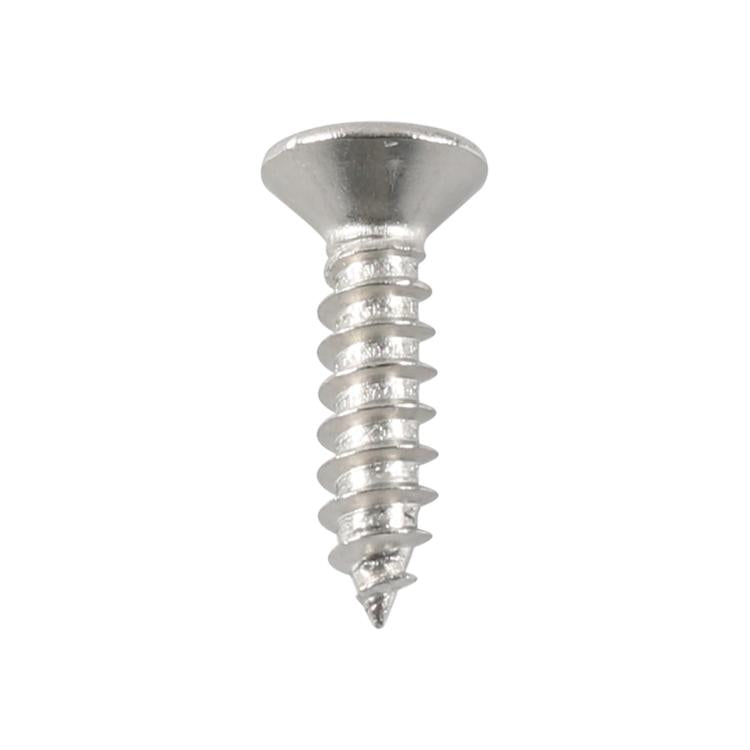 Metal drain plug with tapered head and threaded shaft