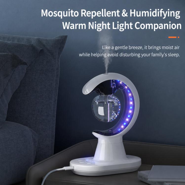 3 In 1 Cool Mist Humidifier With Mosquito Repeller & Night Light USB Plug-in Desktop Diffuser