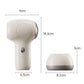 White cordless baby hair dryer size diagram with height and width measurements