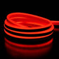 Red LED neon rope light roll, flexible waterproof cuttable light strip coil