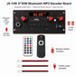 2 X 10W Amplifier Board Car Bluetooth MP3 Decoder Board Cartridge Speaker Player, Color Box Large Remote Control, Color Box Small Remote Control