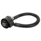 7-pin trailer plug connector on black coiled cable, side view