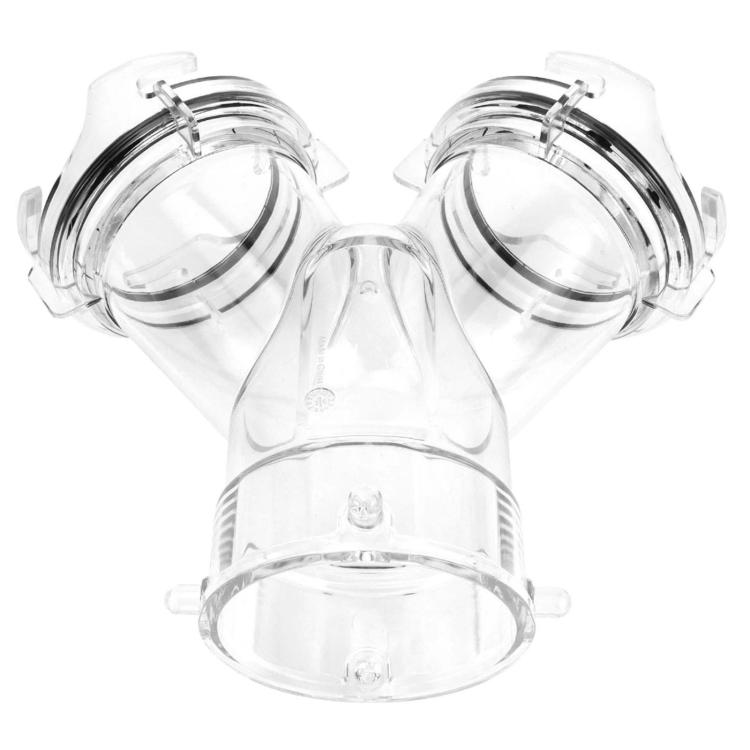Y-type RV Transparent Drain Pipe With Longitudinal Tee Interface For Branch Pipe, CP-1138