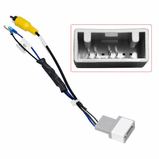 For Honda CR-V 7-Pin Backup Camera Harness Adapter Camera Retention RCA Video Cable with Voltage Regulator, For Honda CR-V