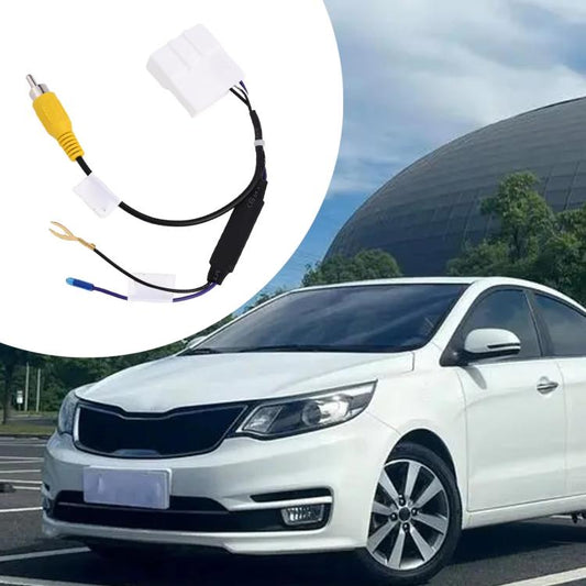 For Kia & Hyundai 2015+ 24-Pin Backup Camera Harness Adapter Camera Retention RCA Cable, For Kia & Hyundai 2015+