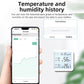 For Tuya Large Screen Smart Temperature Humidity Meter Wireless Portable Home Thermometer, TH08Pro