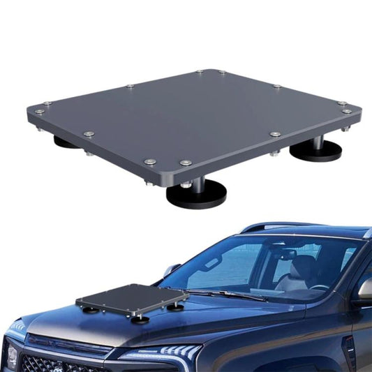 For Starlink Mini Aluminum Alloy Anti-hail Magnetic Roof Bracket, Gray