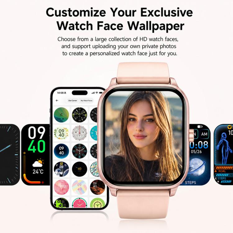 Y8 Smart Watch With Bluetooth Call Fitness Tracker Heart Rate Sleep Monitor